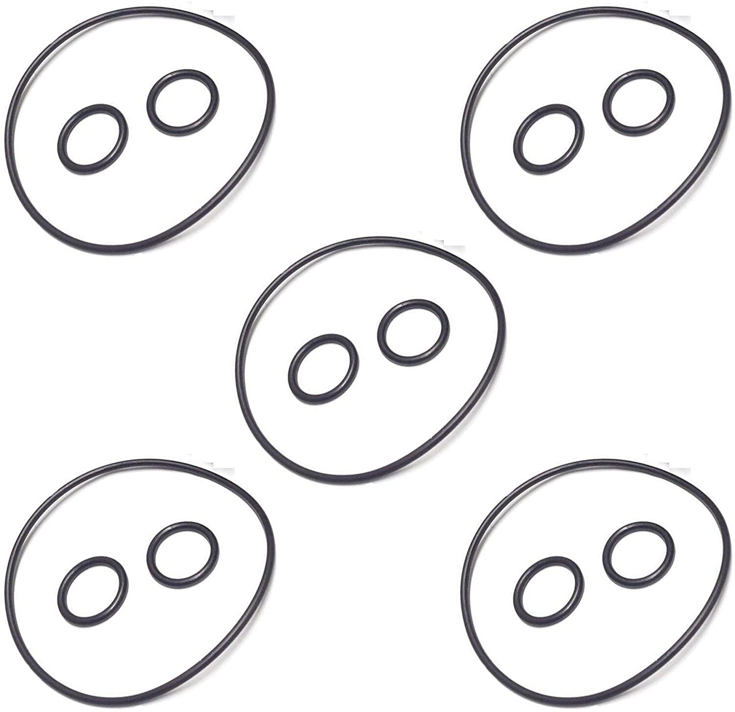 5 PK Pool Valve Cover & Shaft O-Ring For Jandy/Pentair Compool 2-Way/3-Way Valve