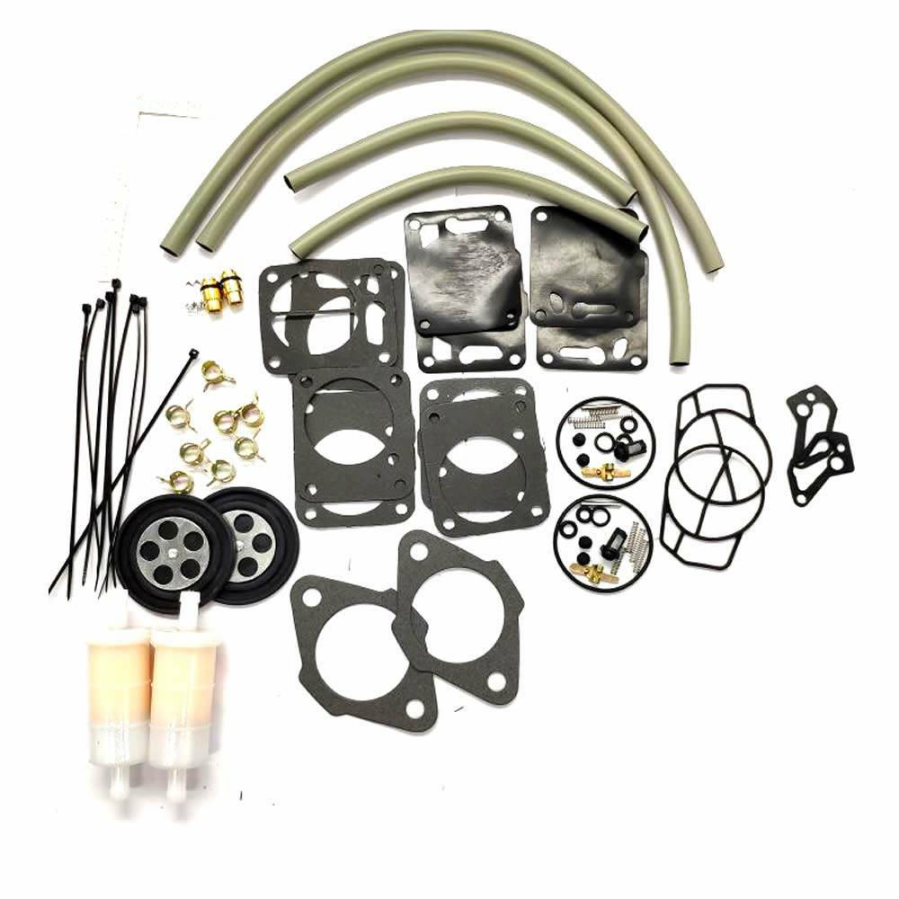 For Mikuni Dual Carb Carburetor Rebuild Kit For Sea Doo SPX GSX GTX XP 787 800