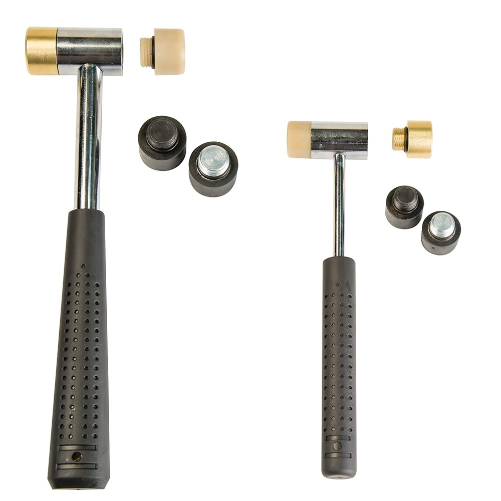 Wheeler Interchangeable Hammer Set Includes Two Hammers with One Size, Black