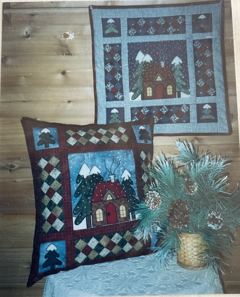 Plumples #209A - Winter - Quilted Pillow or Wall Hanging Pattern