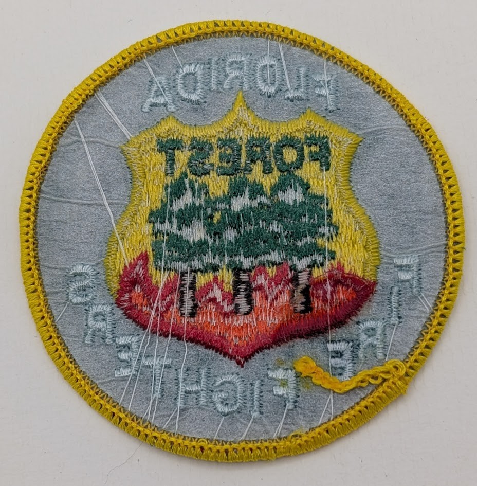 Florida Forest Fire Fighters Patch – Forestry Fire Embroidered Badge