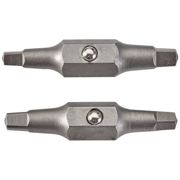 Klein Tools 32484 Replacement Bit No 1 Square & No 2 Square, Pk2