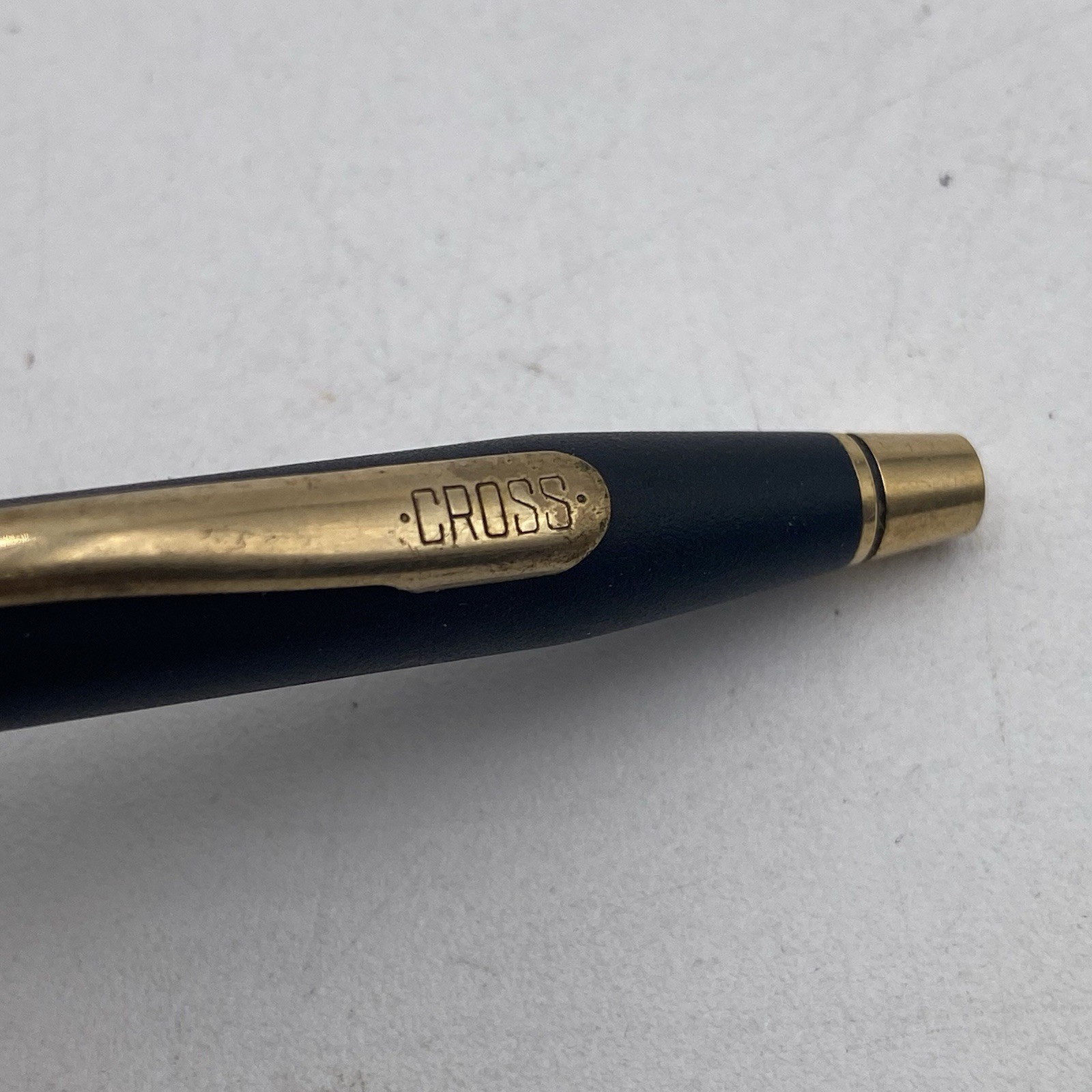 VTG Cross Classic Century Lead Pencil Matte Black 23K Gold Trim VGC