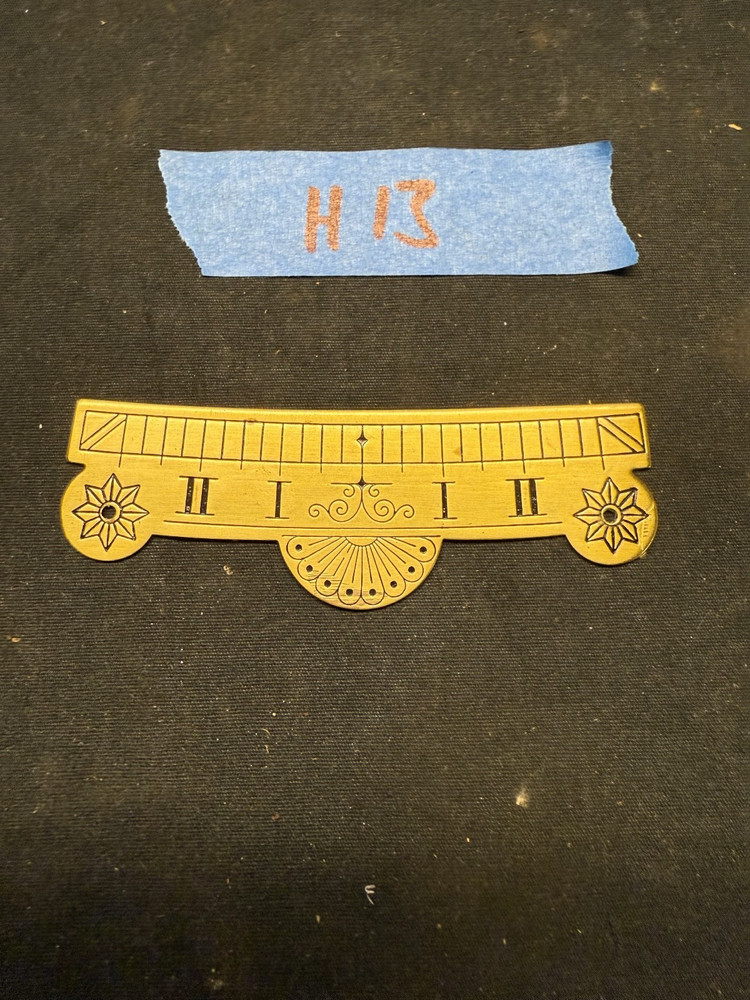 (H13) Brass Clock Beat Scale