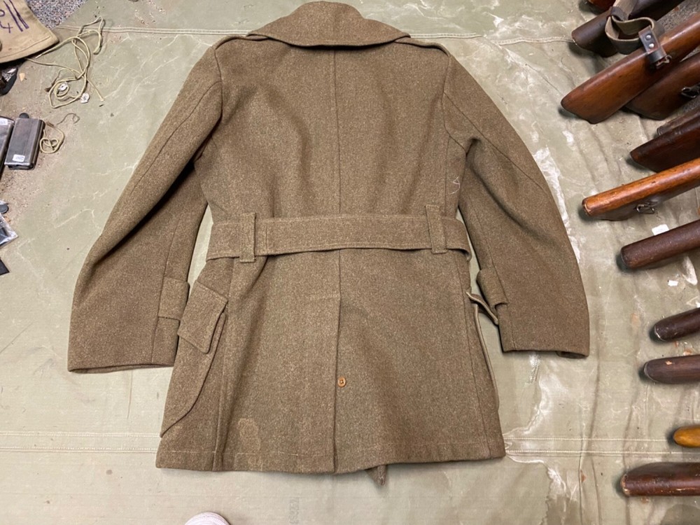 ORIGINAL WWII US ARMY WINTER M1938 WOOL MACKINAW CUT DOW JACKET-MEDIUM/LARGE 42R