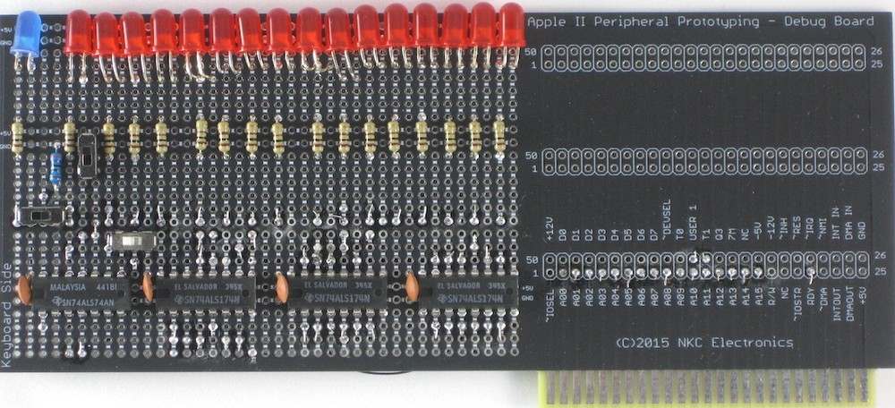 Apple II peripheral card prototyping PCB classic computer
