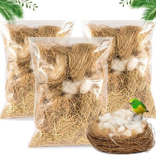 2 Pack Bird Nesting Material - Bird Nests Bedding Hummingbird Nesting Material M