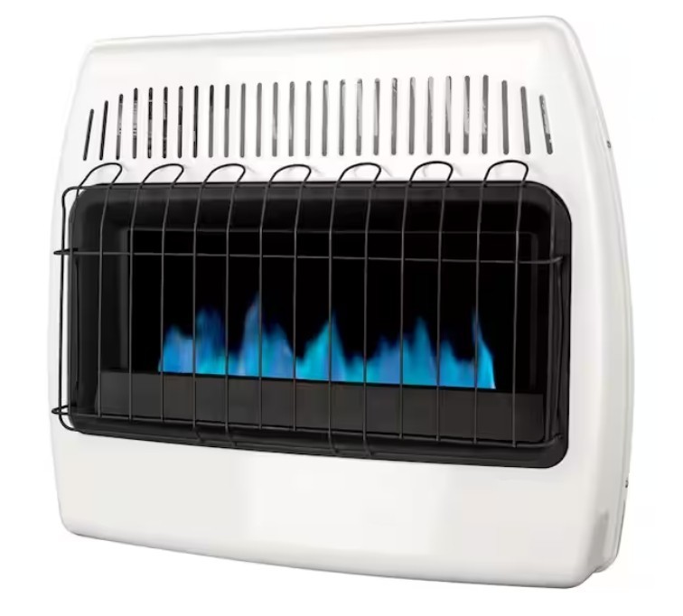 Dyna-Glo 30,000 BTU Blue Flame Ventless Wall Heater - Propane