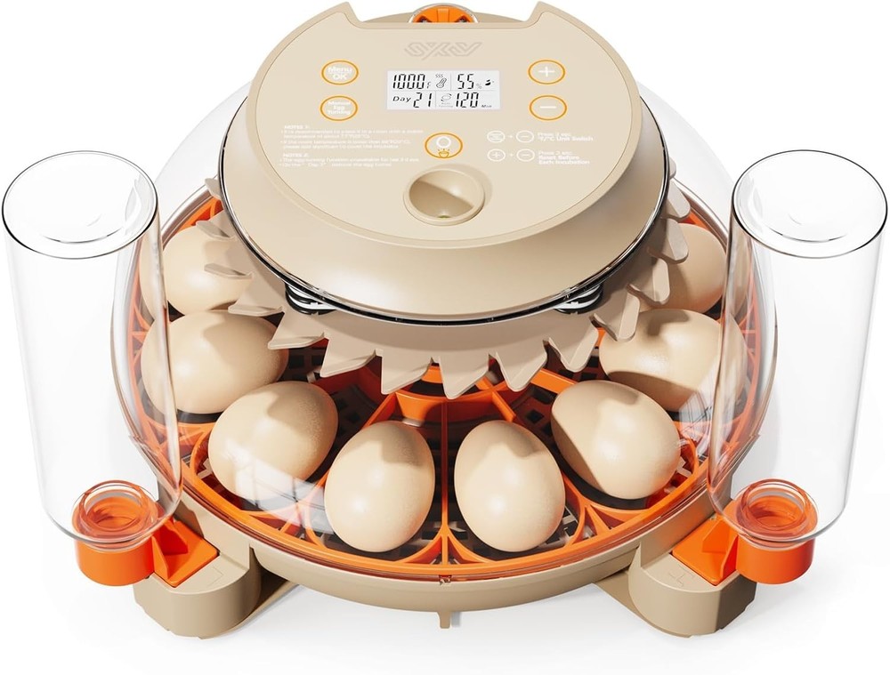 12 Egg Incubators for Hatching Eggs with Automatic Egg Turning and Humidity Cont