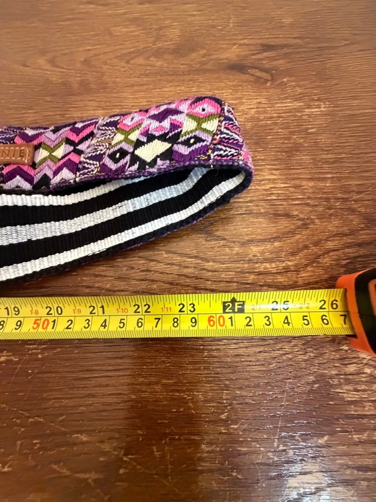 Epiphanie Woven Camera Strap Boho DSLR Leather Ends Adjustable