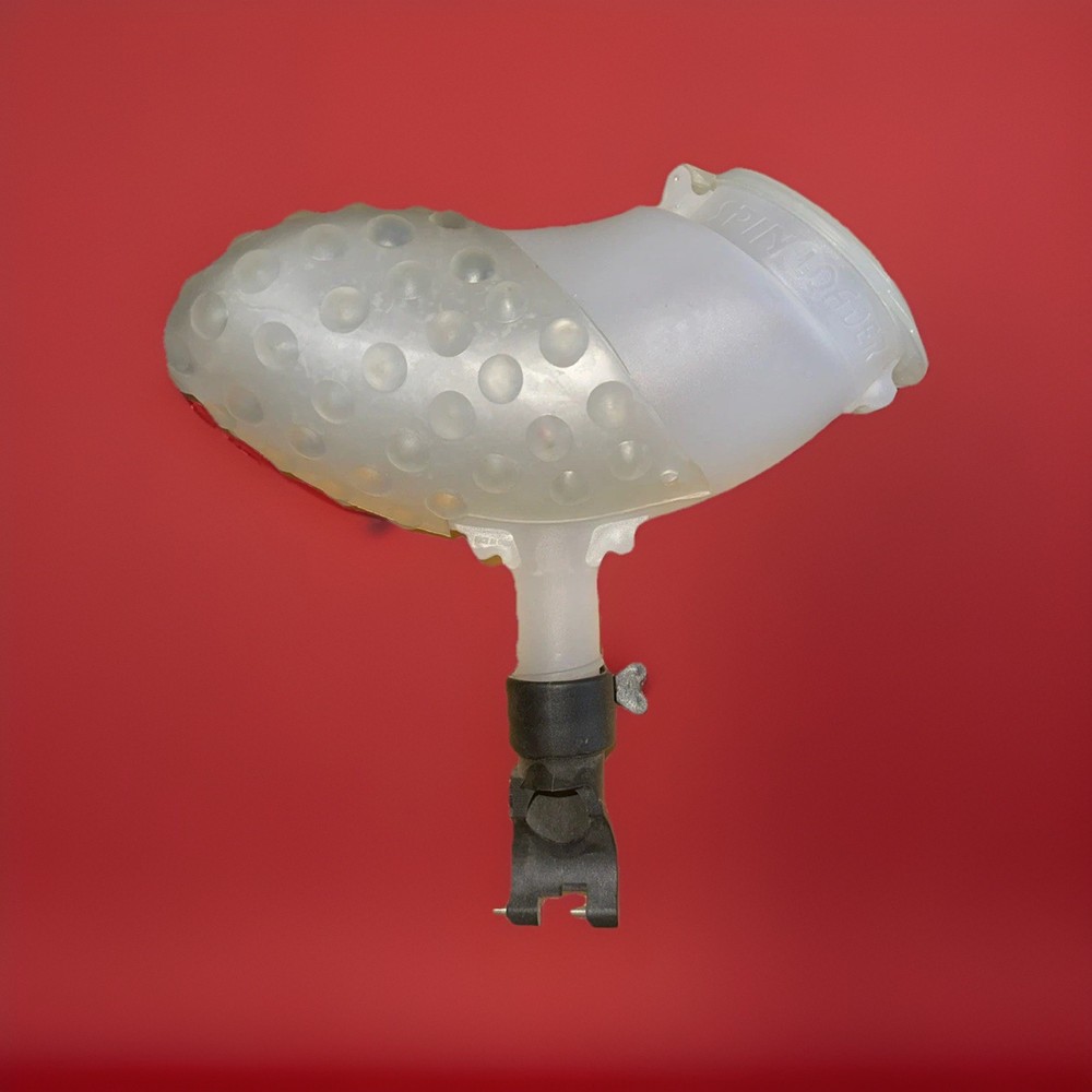 Tippmann 98 FeedNeck Elbow and Clear Hopper Threaded