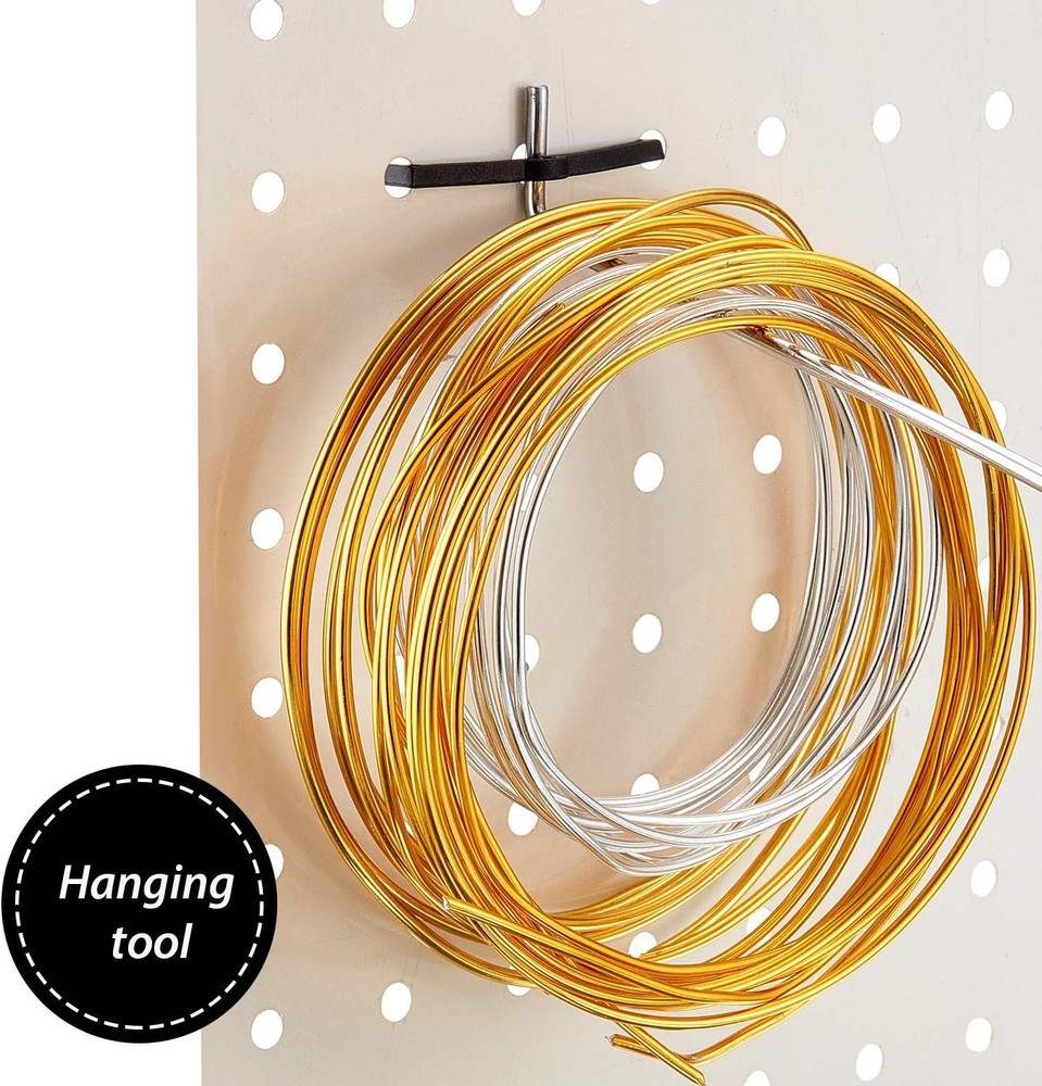 Durable Plastic Pegboard Hook Locks - 100 Count for Effortless Display Solutions