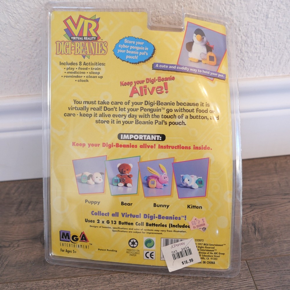 Virtual Reality Digi-Beanies Penguin Nib