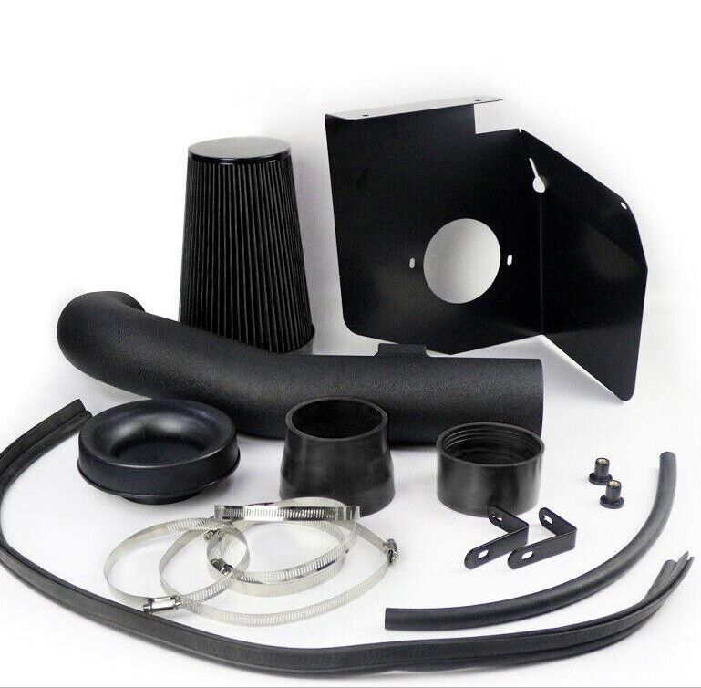 Black Cold Air Intake Kit For 2009-2013 Chevy Silverado 1500 4.8 5.3 6.0 6.2 V8