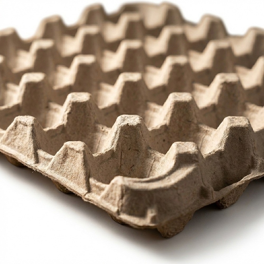 Pulp Flat Egg Carton