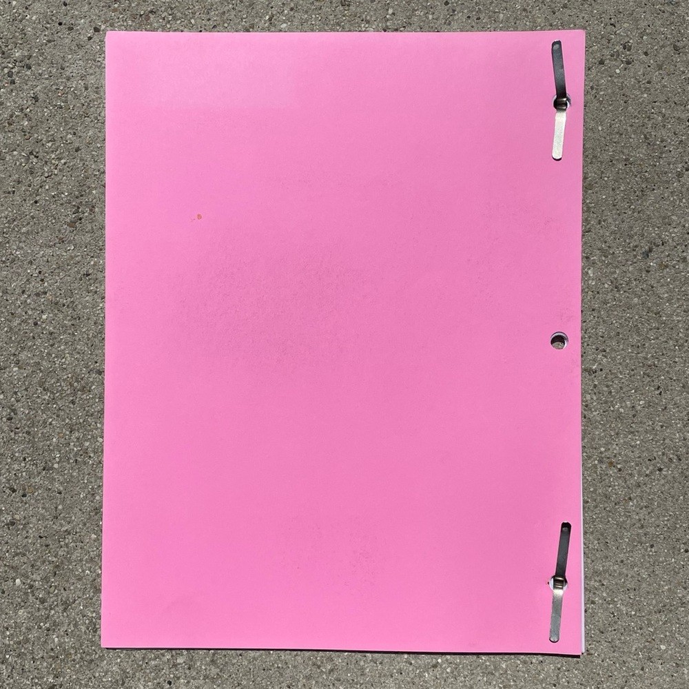 American Dad Original 2007 Production Table Draft Script Pulling Double Booty