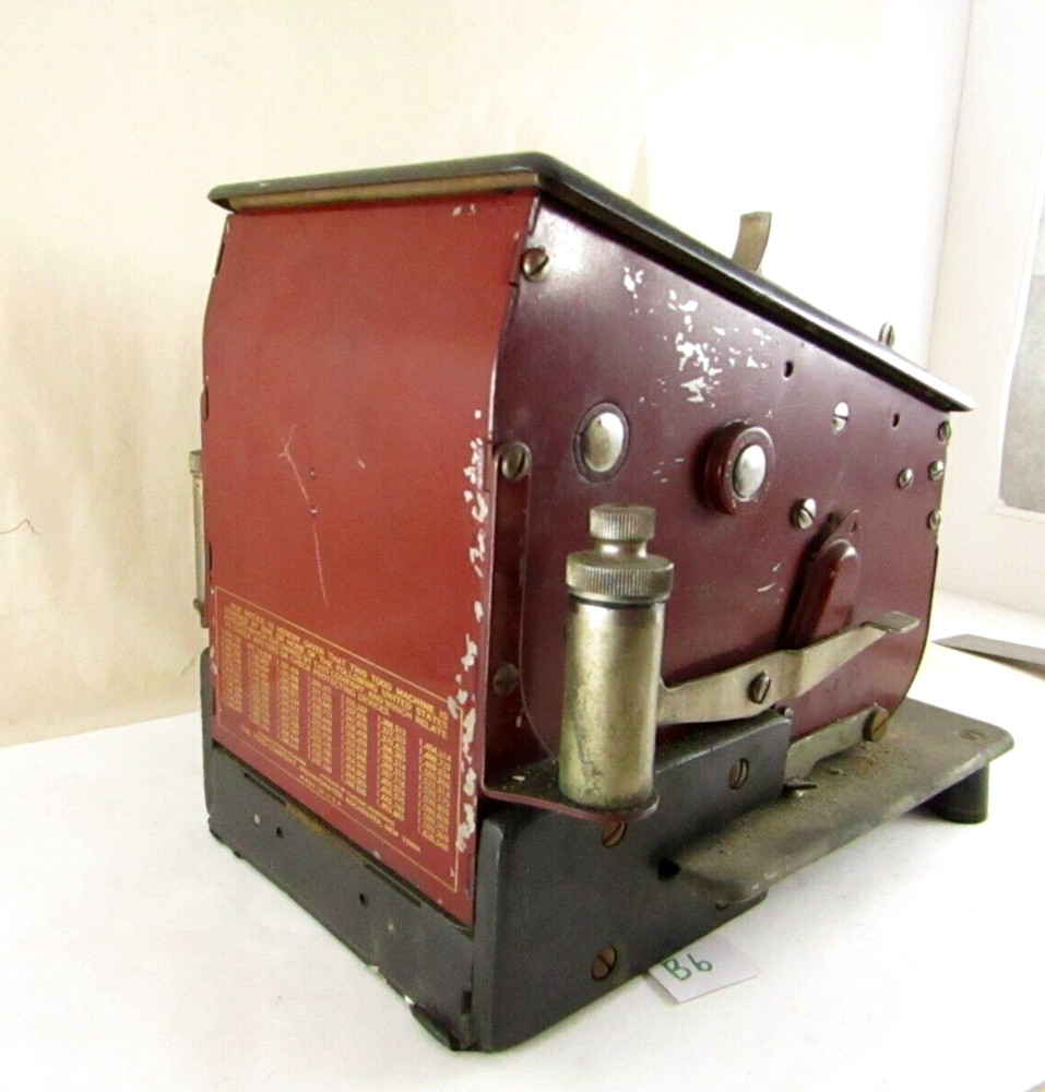 Antique Check Protectograph Machine