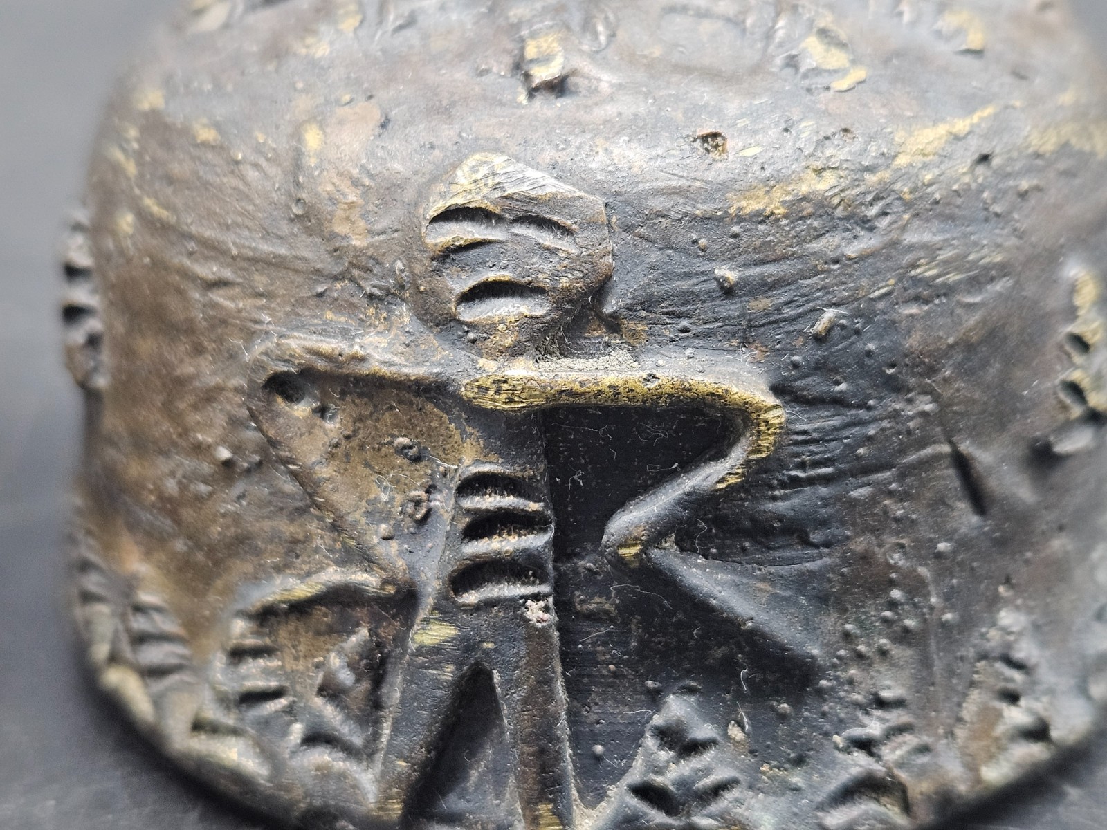 Pair Vintage Bronze God Garuda Ceremonial Bells Indonesia Buddhism