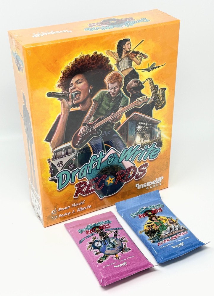 Inside Up Games: Draft & Write Records with All-Star & Chart Topper Bonus Tracks