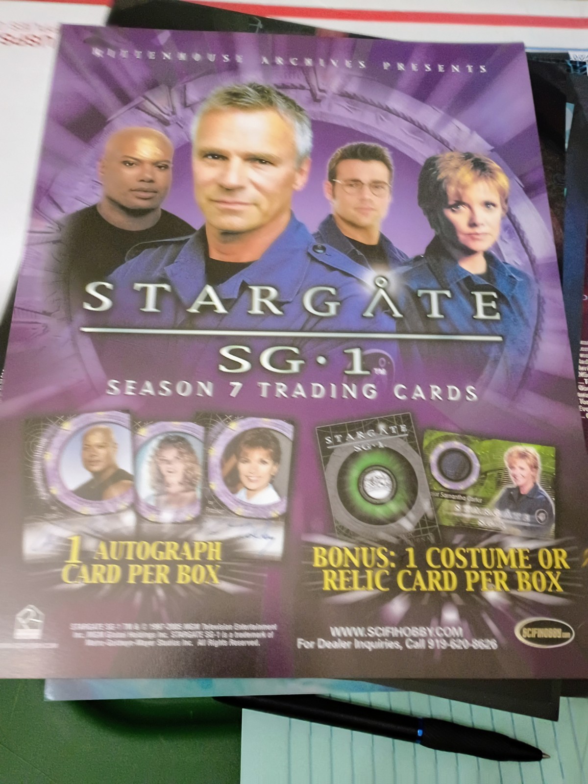 Lot Of 10 Stargate Atlantis 1,2,3 And SG1 6 7 8 9 10