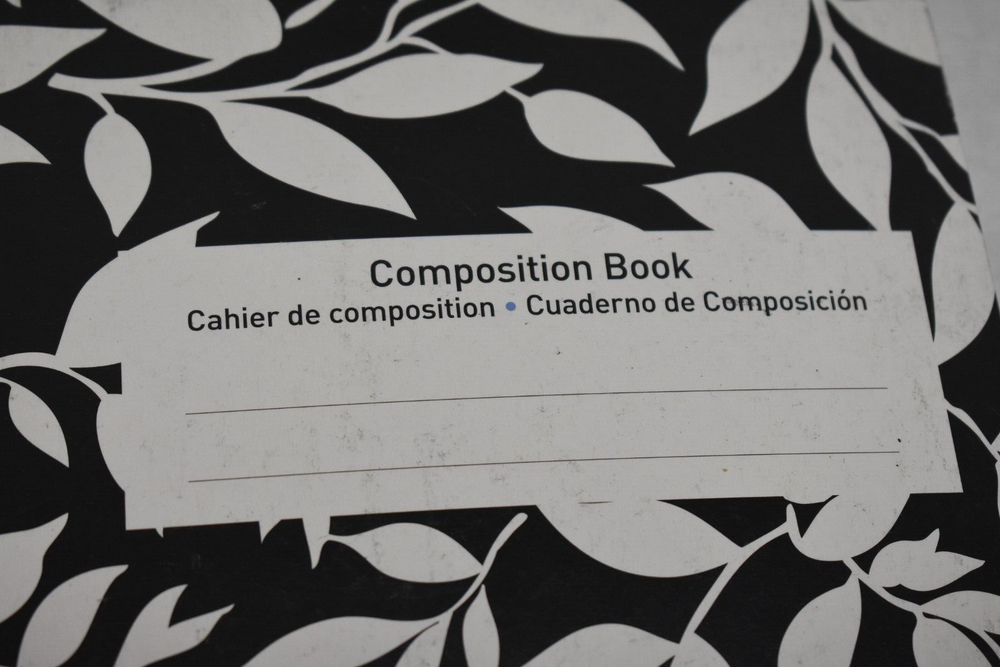 Sparco College Ruled 80 Sheet Composition Notebook SPR65277 Leaf Pattern 16 Pack