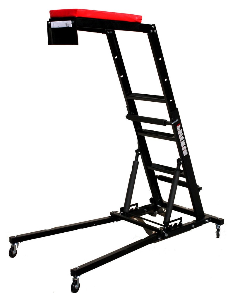 Engine Access Foldable Topside Creeper With Adjustable Height & Padded Deck