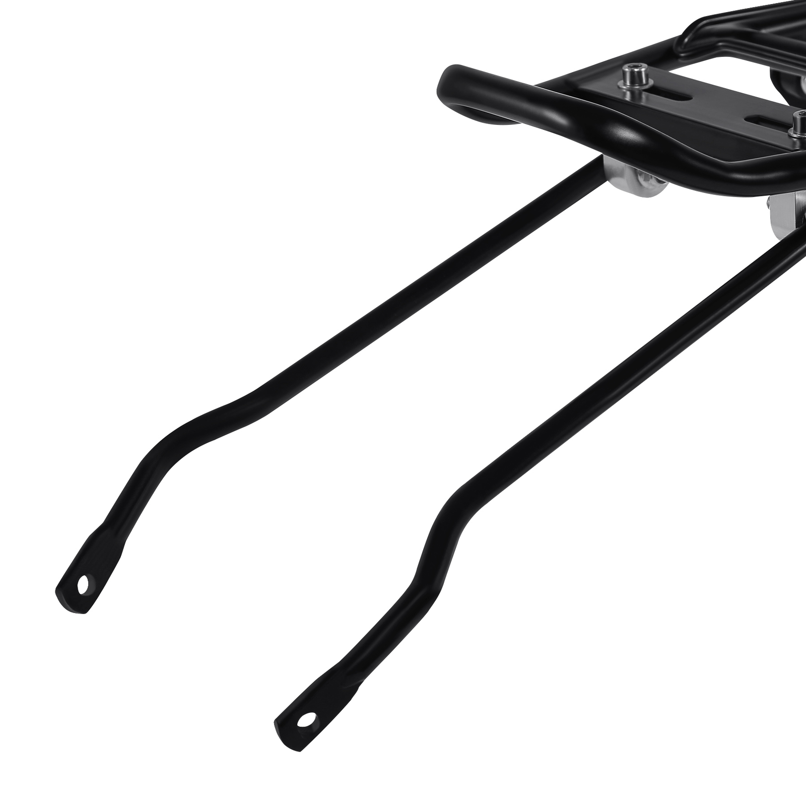 Rear Bike Rack Cargo Alloy Luggage Carrier Mountain Road Bicycle Holder Black