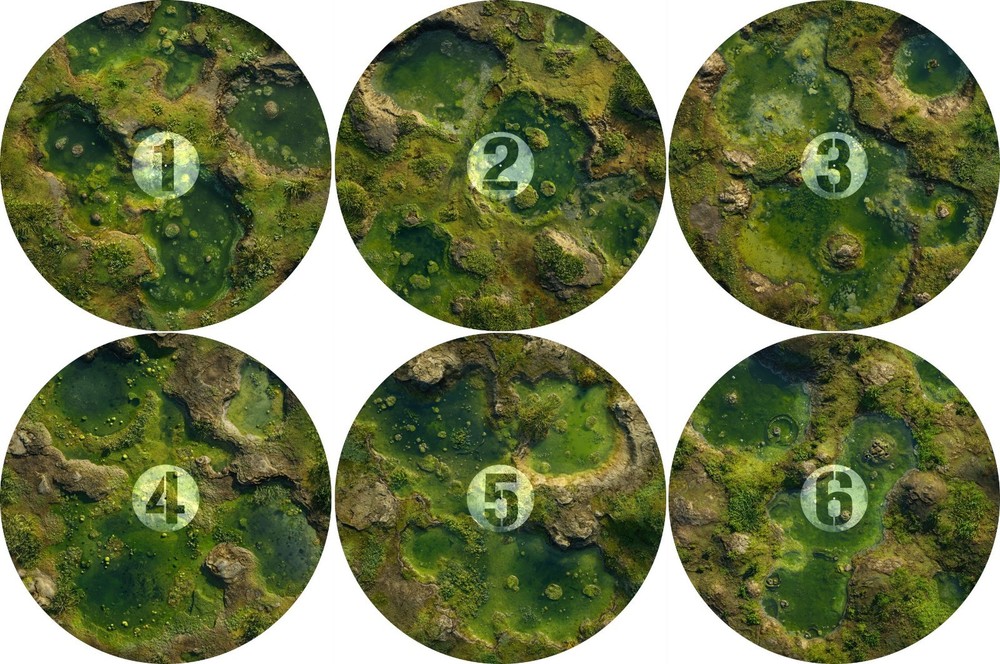 Objective Markers Set - 7.57" - Blight - Compatible w/ Warhammer 40K