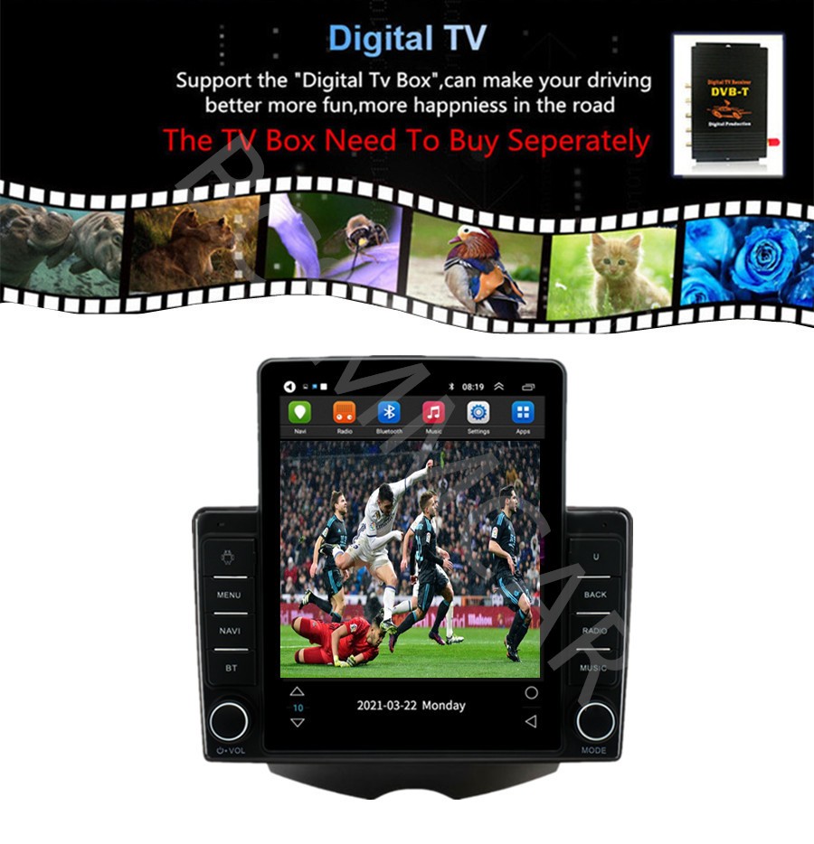 Stereo Radio For Apple Carplay Android Auto Fit For Hyundai Veloster 2011-2017