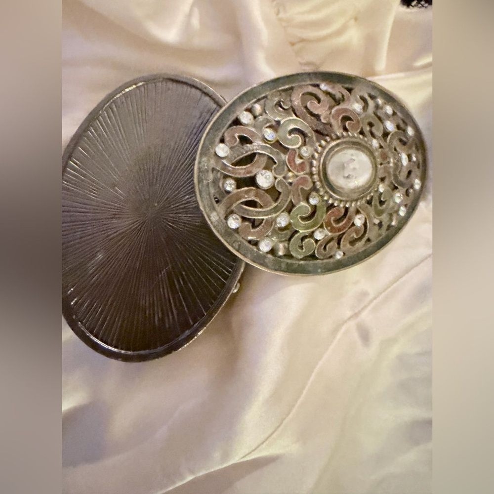 Elegant Silver and Gold Decorative Accent
