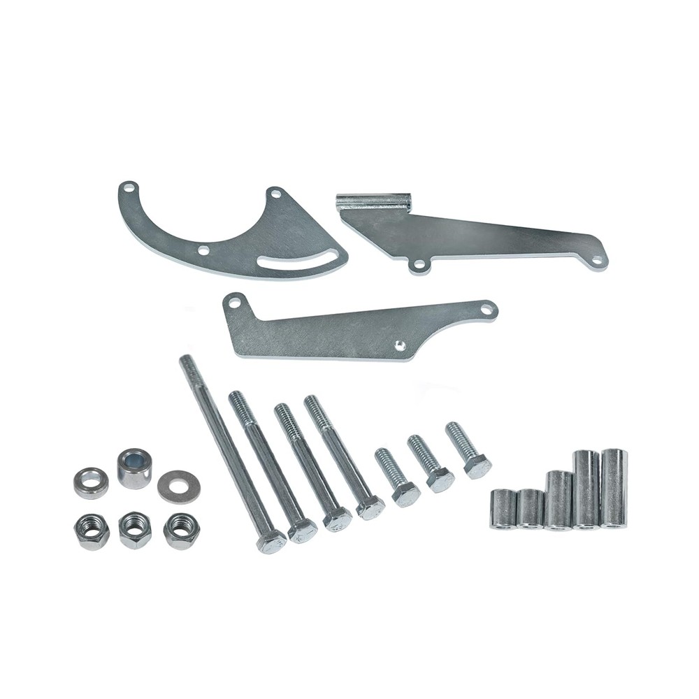 Small Block For Chevy Driver Side A/C Air Conditioning Compressor Mounting Br...