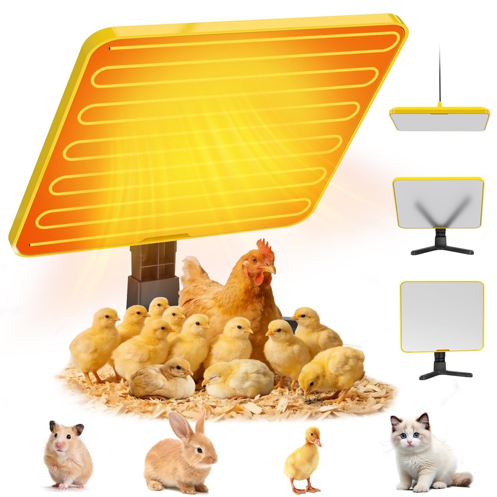Chick Brooder Plate Adjustable Chicken Heater Radiant Heat Panel for Poultry