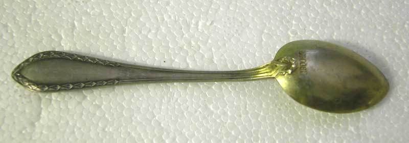 GERMAN ANTIQUE SOLID SILVER GORGEOUS SMALL TEA SPOONS 11 CM (4.4") (64.5 GRAMS)