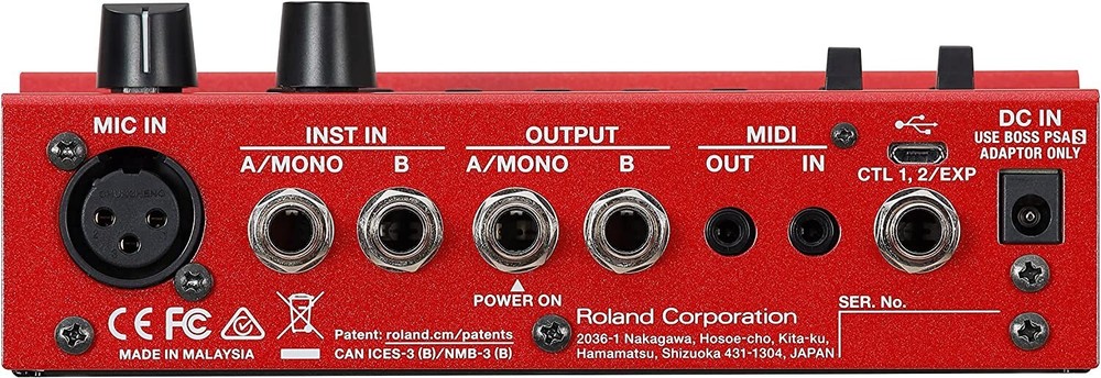 BOSS RC-500 Loop Station Looper Sequencer Effect Pedal Numerous Rhythm Patterns
