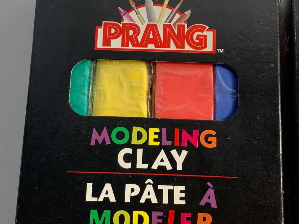 Prang Modeling Clay 2 LB Clay Green, Yellow, Red, Blue ~ 2 Boxes
