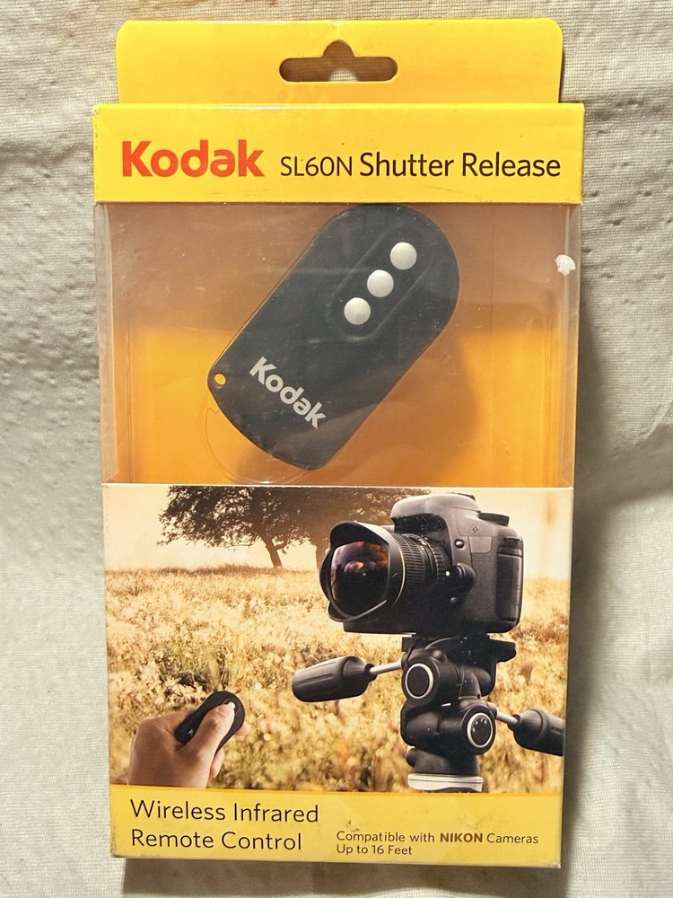 NEW Kodak SL60N Shutter Release Wireless Infrared Remote Control Nikon Cameras
