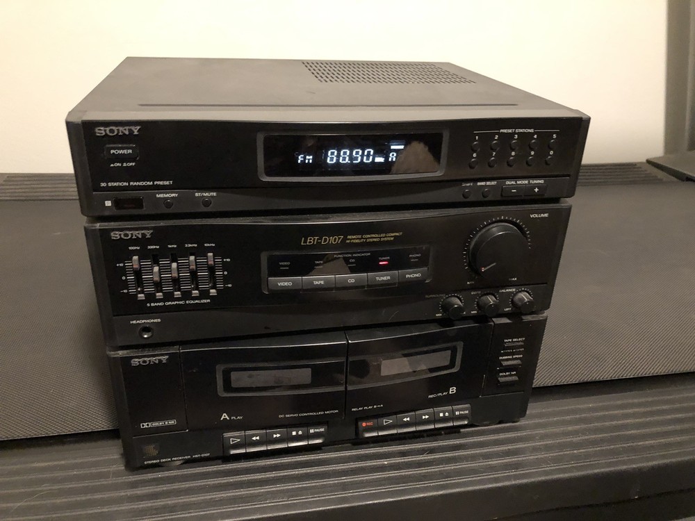 SONY HST-D107  STEREO DECK RECEIVER Tape Deck Not Working Correctly