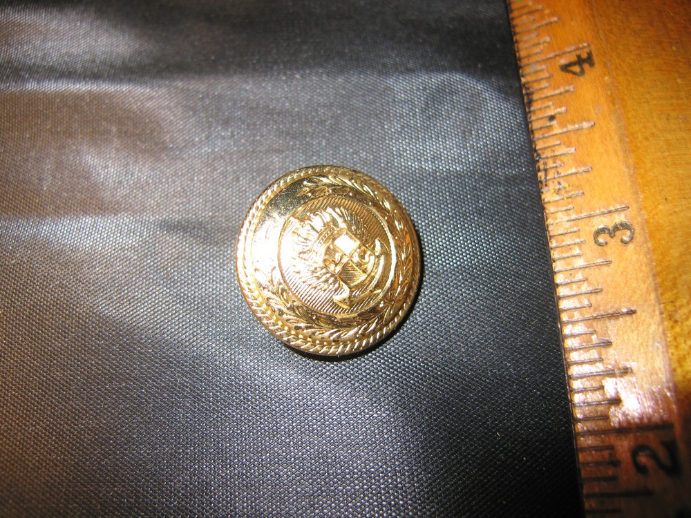 Military Gold Tone Button (?)