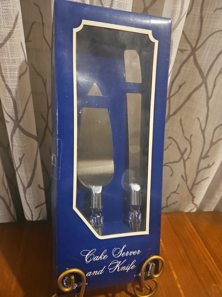 Cake Server & Knife Set/ STAINLESS STEEL