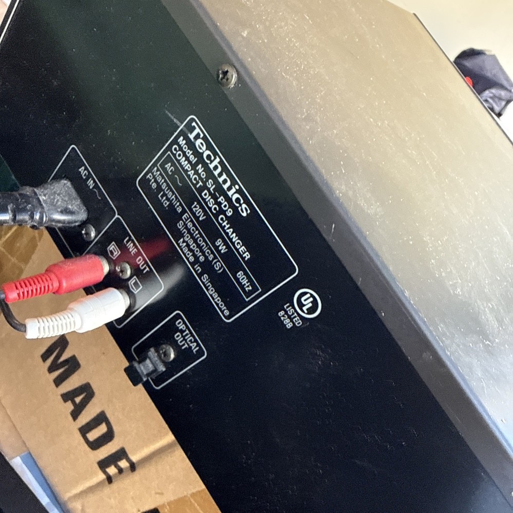 Technics SL-PD9 Compact Disk Changer Tested