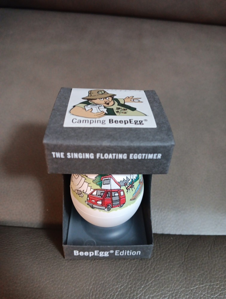 Brainstream Camping BeepEgg Singing and Floating Egg Timer, 2.13"W x 2.17"H
