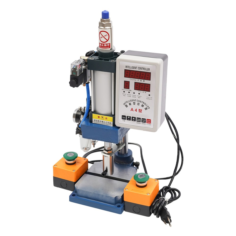 440lb Pneumatic Punch Machine Press Equipment Adjustable with Digital Controller