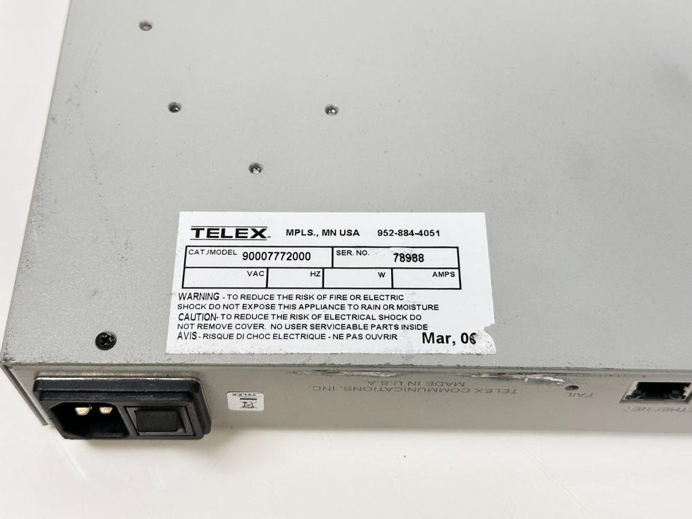 Telex RTS Intercom System RVON-I/O
