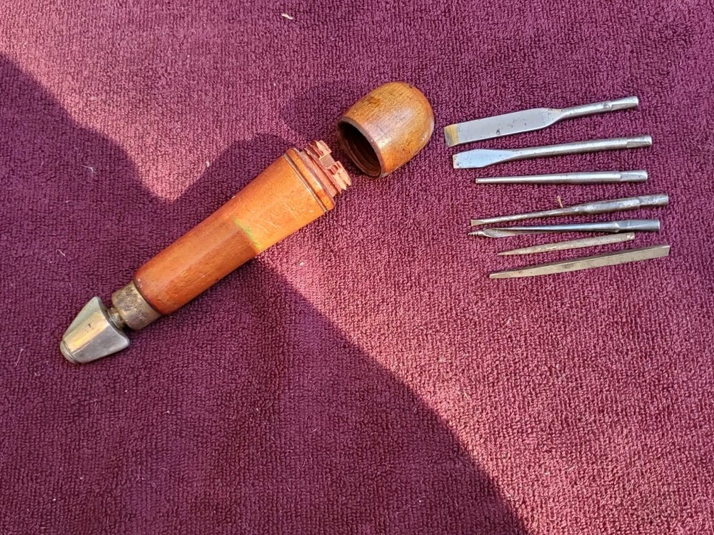 Antique Bridgeport Hardware Mfg Co.  Multi-Tool,W/Screw Cap