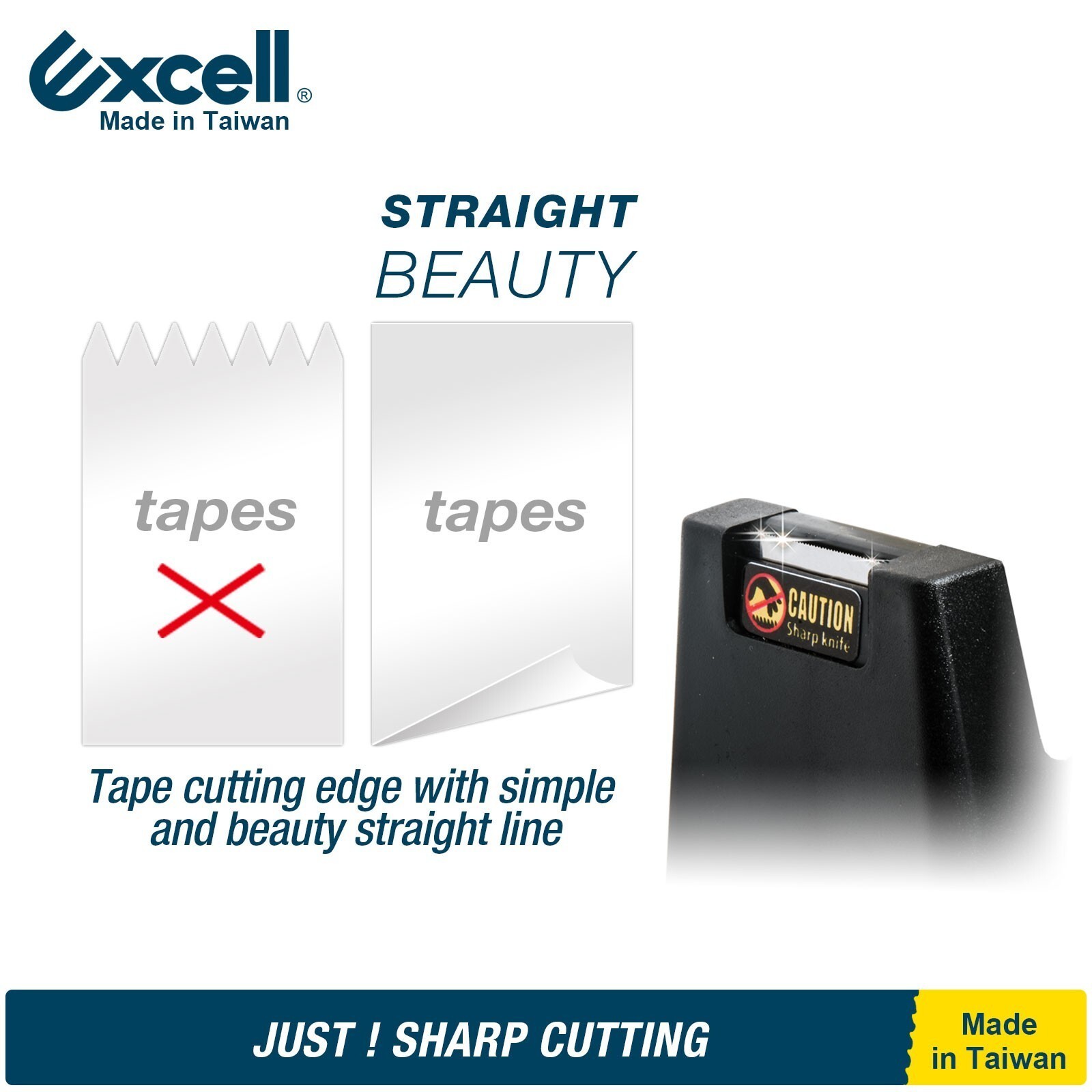 Excell Dual-Core Desk Tape Dispenser Fits 1" & 3" Core ,No Tape & Pen,Pen Holder