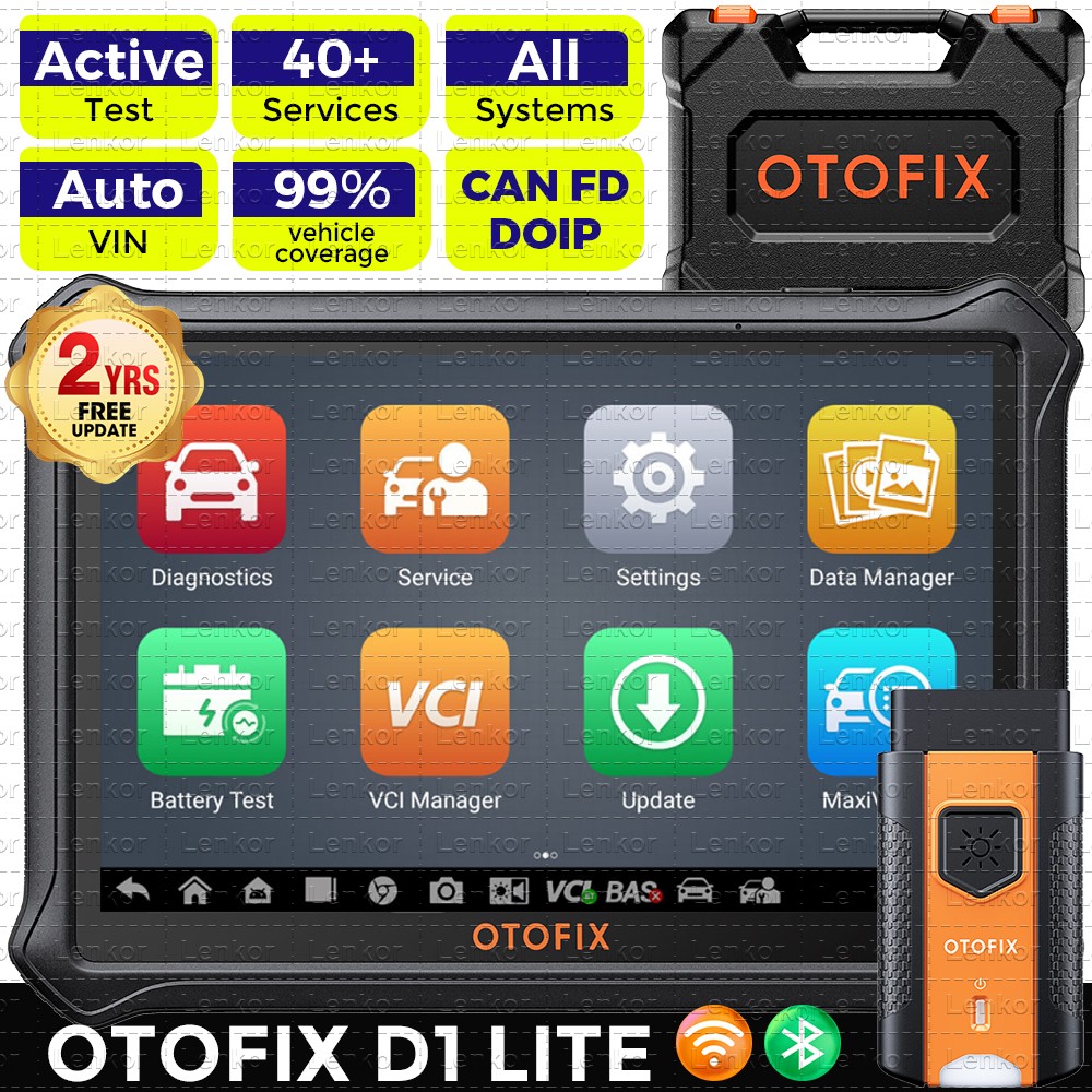 2025 OTOFIX D1 Lite Bidirectional Full System Diagnostic Tool Key Coding Scanner