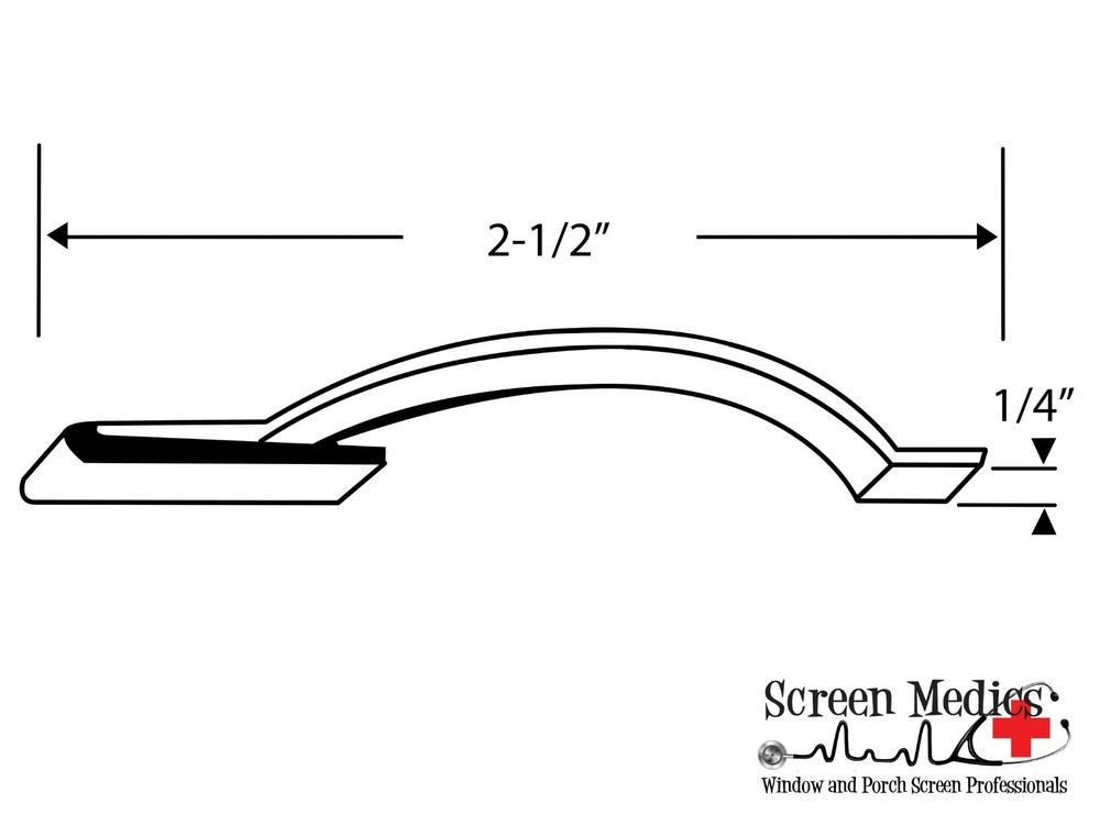 2 pack Leaf Springs - corner type for window screen frames