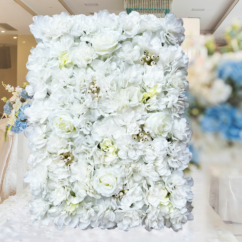 Wedding Event Party Backdrop Flower Wall Panel 12x Artificial Flower Wall Panel