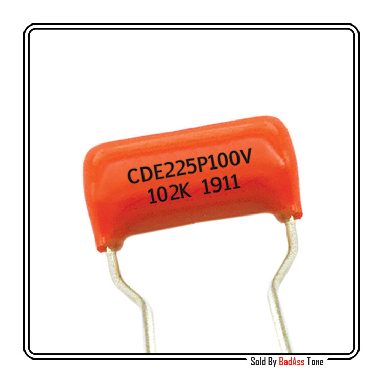 Sprague Orange Drop .001uf 100V - Treble Bleed Cap -  Qty: (1)