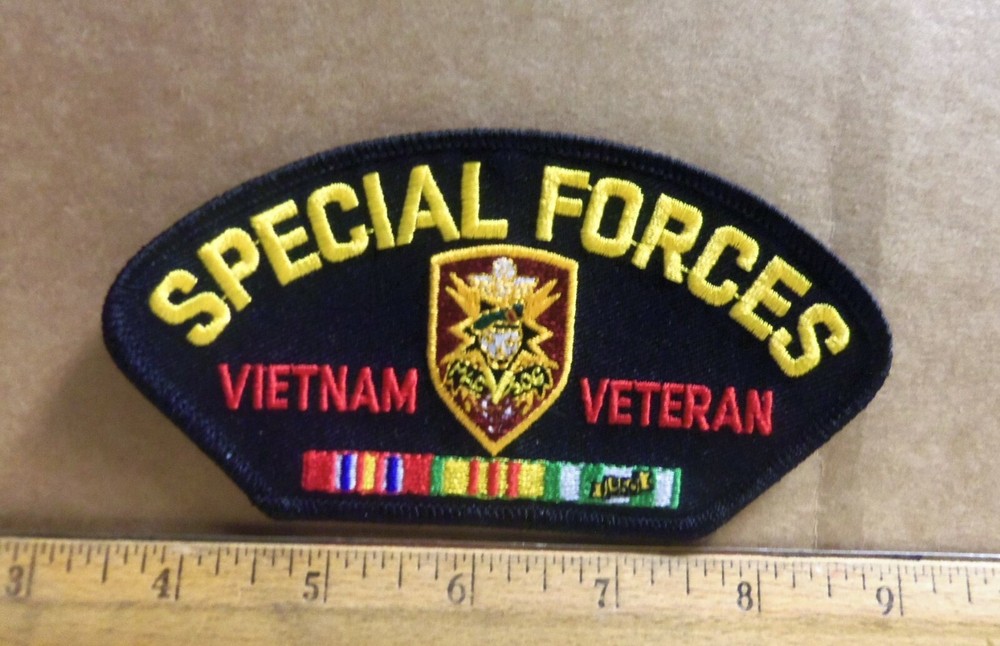 Special Forces Vietnam Veteran Embroidered Patch